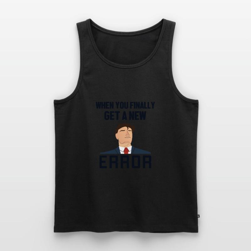 Get a New Error Engineer Full Stack Coder Men's Premium Organic Tank Top