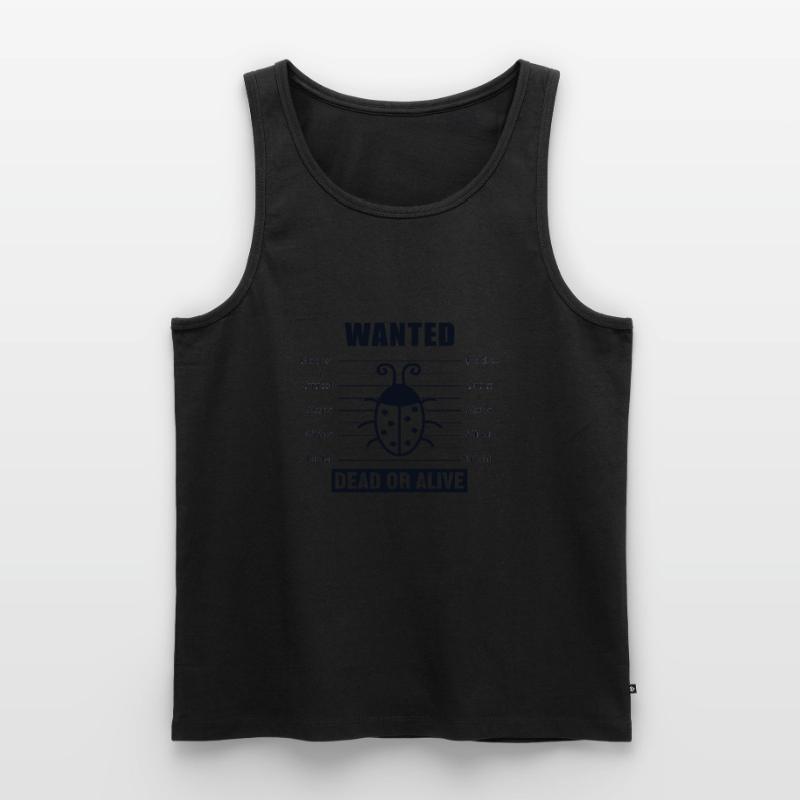 Bugs Wanted Engineer Full Stack Coder Software Men's Premium Organic Tank Top