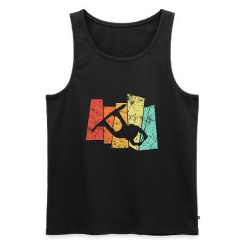Wakeboard Premium Sport - Men's Premium Organic Tank Top - black - Front - Michal (187cm)