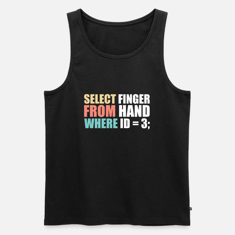 Informatiker Programmierer - Männer Premium Bio Tank Top - Schwarz