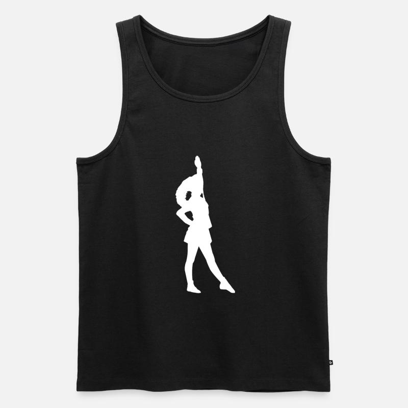 Karneval Garde Tanzen Fasching - Männer Premium Bio Tank Top - Schwarz