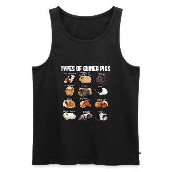 Arten von Guinea Pigs Pelzkartoffel Liebhaber Kind - Männer Premium Bio Tank Top - Schwarz - Vorne - Michal (187cm)