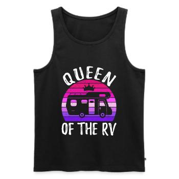 Königin des RV IV - Männer Premium Bio Tank Top - Schwarz - Vorne - AI Model Male 178 light (178cm)