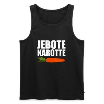 Jebote Karotte Jugo Balkan Kroatien Jugoslawien - Männer Premium Bio Tank Top - Schwarz - Vorne - AI Model Male 178 light (178cm)