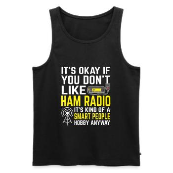 Amateurfunk Ham Radio Funk Radio Amateufunker - Männer Premium Bio Tank Top - Schwarz - Vorne - AI Model Male 178 light (178cm)