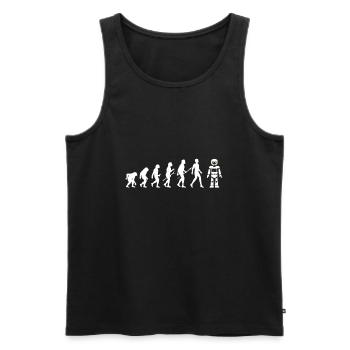 Roboter Robotics Computer KI Maschine Zukunft - Männer Premium Bio Tank Top - Schwarz - Vorne - AI Model Male 178 light (178cm)