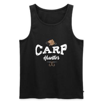 Carp Hunter Carp Angler Carp Fishing Fishing - Men's Premium Organic Tank Top - black - Front - AI Model Male 178 light (178cm)
