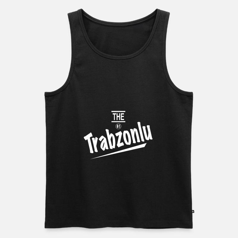 The Trabzon 61 - Männer Premium Bio Tank Top - Schwarz