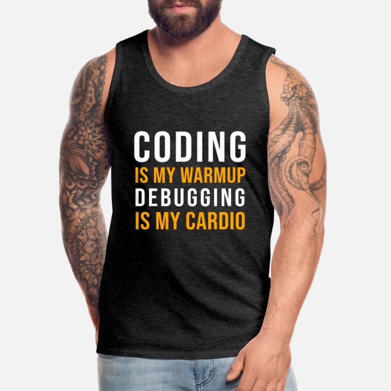 Codeur Développeur Programmeur Codage informatique informatique Débardeur bio Premium Homme