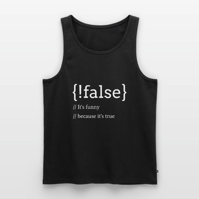 Programming computer science developer word game Men's Premium Organic Tank Top