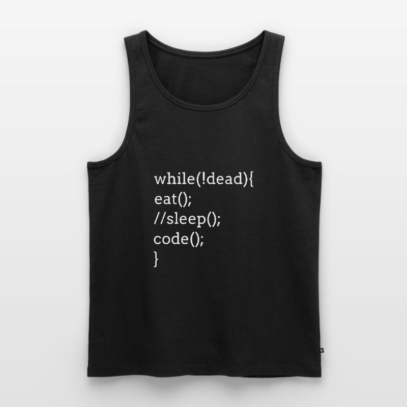 Programming computer science developer word game Men's Premium Organic Tank Top