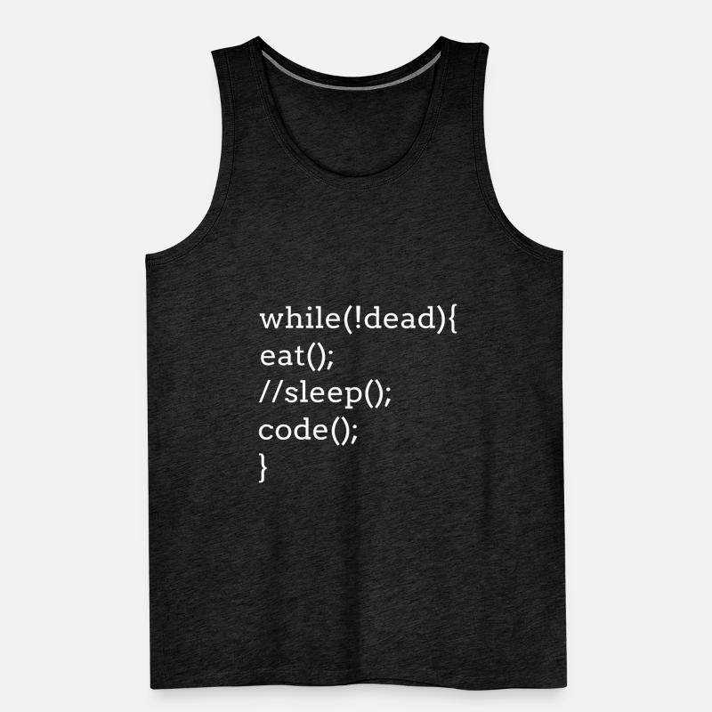 Programming computer science developer word game Men's Premium Organic Tank Top
