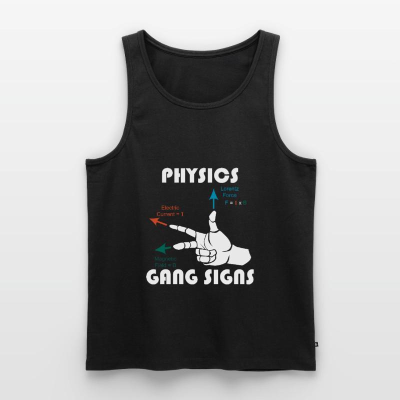 Right Hand Rule Physics Math Teacher Math Men's Premium Organic Tank Top