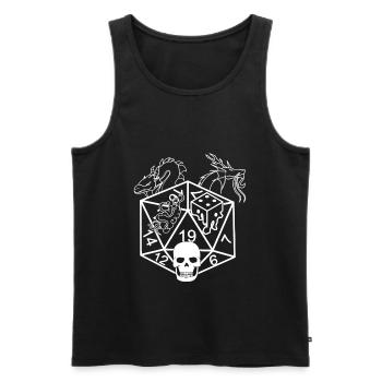 RPG Rpg Board Game Game Board Gift - Men's Premium Organic Tank Top - black - Front - AI Model Male 178 light (178cm)