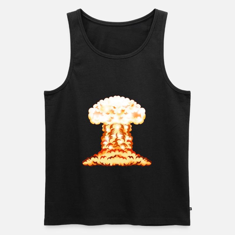 Nuklear Atomkraft Radioaktiv Strahlung Geschenk - Männer Premium Bio Tank Top - Schwarz