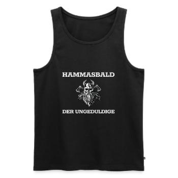 Hammasbald Ungeduldig Mythologie Odin Geschenk - Männer Premium Bio Tank Top - Schwarz - Vorne - Michal (187cm)
