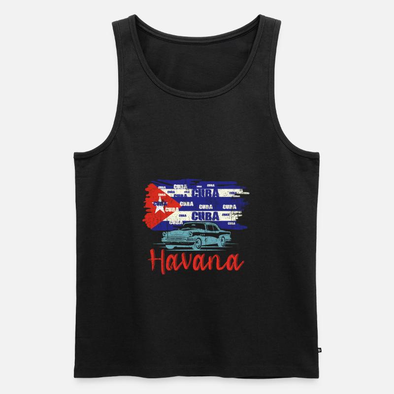 Kuba Hanvana - Männer Premium Bio Tank Top - Schwarz