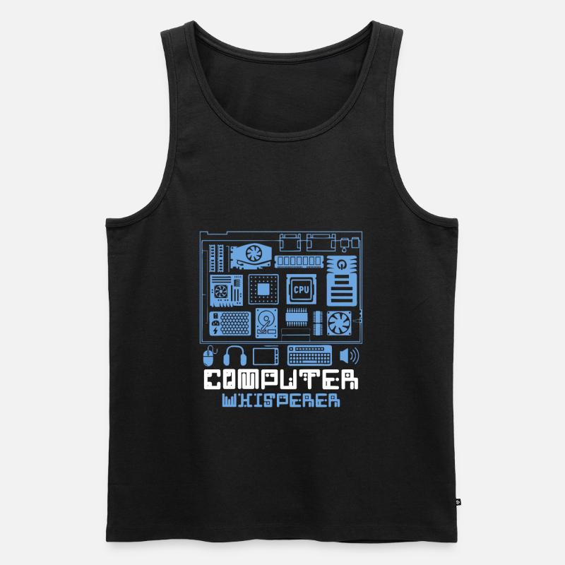 Technical Support Technology Programmer - Men's Premium Organic Tank Top - black