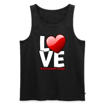 schulleiter stellvertretender schulleiter geschenk - Männer Premium Bio Tank Top - Schwarz - Vorne - AI Model Male 178 light (178cm)