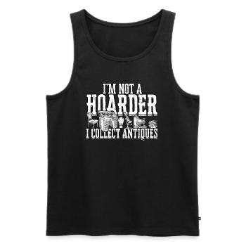 Antiques Antiques Antique Collector Antiques - Men's Premium Organic Tank Top - black - Front - AI Model Male 178 light (178cm)