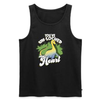 lochlochlochness geschenkidee geschenk - Männer Premium Bio Tank Top - Schwarz - Vorne - Michal (187cm)