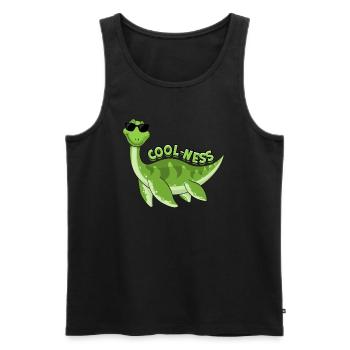 lochlochlochness geschenkidee geschenk - Männer Premium Bio Tank Top - Schwarz - Vorne - Michal (187cm)