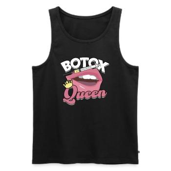 Lip Surgery Fillers Botox Injector - Men's Premium Organic Tank Top - black - Front - AI Model Male 178 light (178cm)