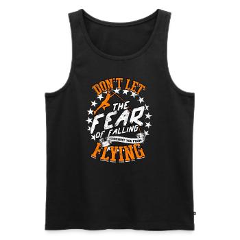 Pole Viertel und Feldstabhochsprung - Männer Premium Bio Tank Top - Schwarz - Vorne - Michal (187cm)