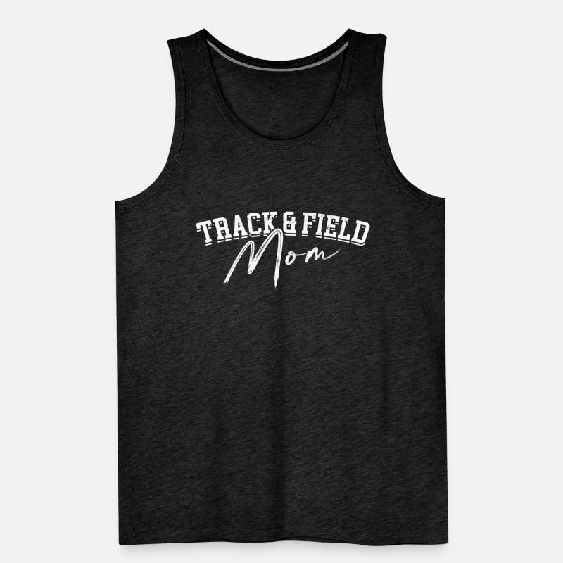 Leichtathletik -Mutter -Läufer Athelitcs Mutter Männer Premium Bio Tank Top