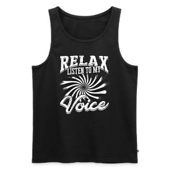 hypnose hypnotisch hypnotisieren hypnotiseur gesch - Männer Premium Bio Tank Top - Schwarz - Vorne - AI Model Male 178 light (178cm)
