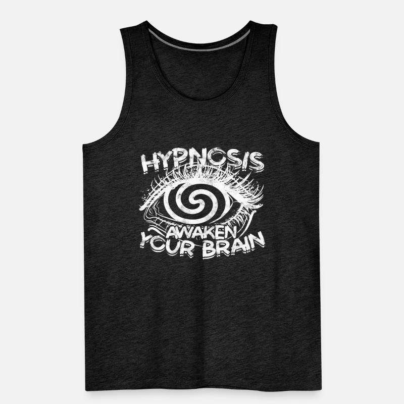 hypnosis hypnotically hypnotize hypnotist gesch Men's Premium Organic Tank Top