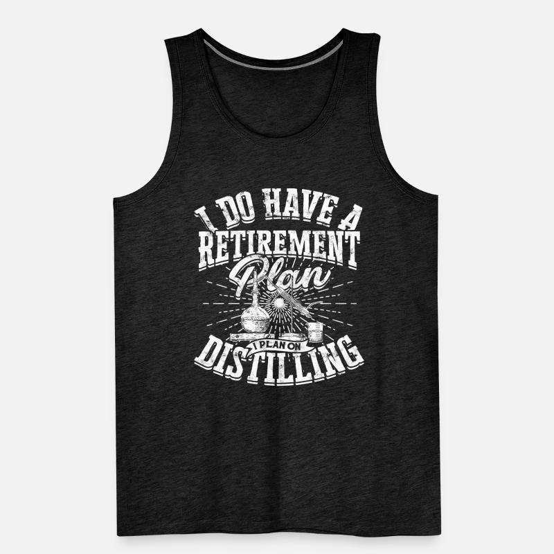 Schnapps Whiskey distill Schnapps distiller Geschenkide Men's Premium Organic Tank Top