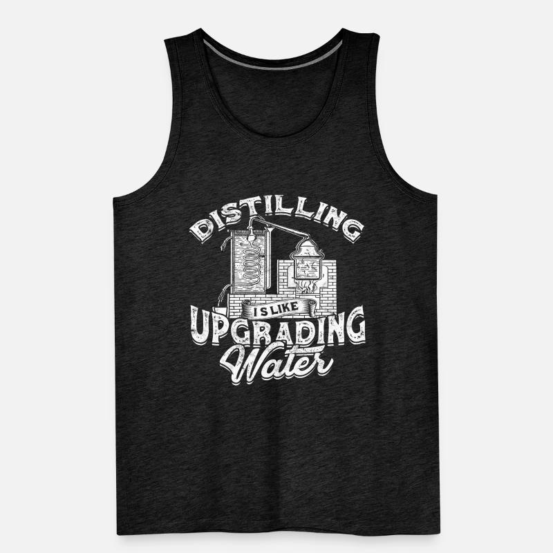 Schnapps Whiskey distill Schnapps distiller Geschenkide Men's Premium Organic Tank Top