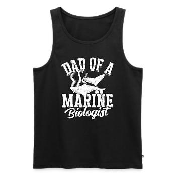 meeresbiologie meeresbiologe meer biologie biologe - Männer Premium Bio Tank Top - Schwarz - Vorne - Michal (187cm)