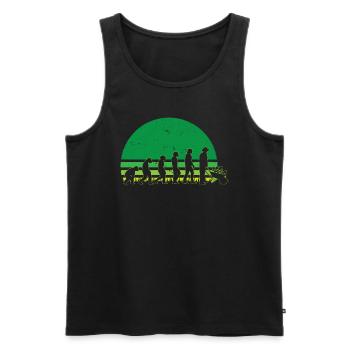 Garden Hobby Gardener Gardener Gardener Gardening - Men's Premium Organic Tank Top - black - Front - Michal (187cm)