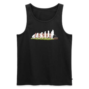Garden Hobby Gardener Gardener Gardener Gardening - Men's Premium Organic Tank Top - black - Front - Michal (187cm)