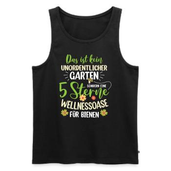 Retro Gärtner Garten Gärtner Hobbygärtner - Männer Premium Bio Tank Top - Schwarz - Vorne - Michal (187cm)