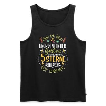 Retro Gärtner Garten Gärtner Hobbygärtner - Männer Premium Bio Tank Top - Schwarz - Vorne - Michal (187cm)