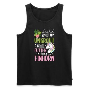 Garten Hobbygärtner Gärtner Gärtnerin Gartenarbeit - Männer Premium Bio Tank Top - Schwarz - Vorne - Michal (187cm)