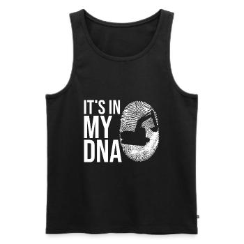 Baggerfahrer Baggerfahrer - Männer Premium Bio Tank Top - Schwarz - Vorne - Michal (187cm)