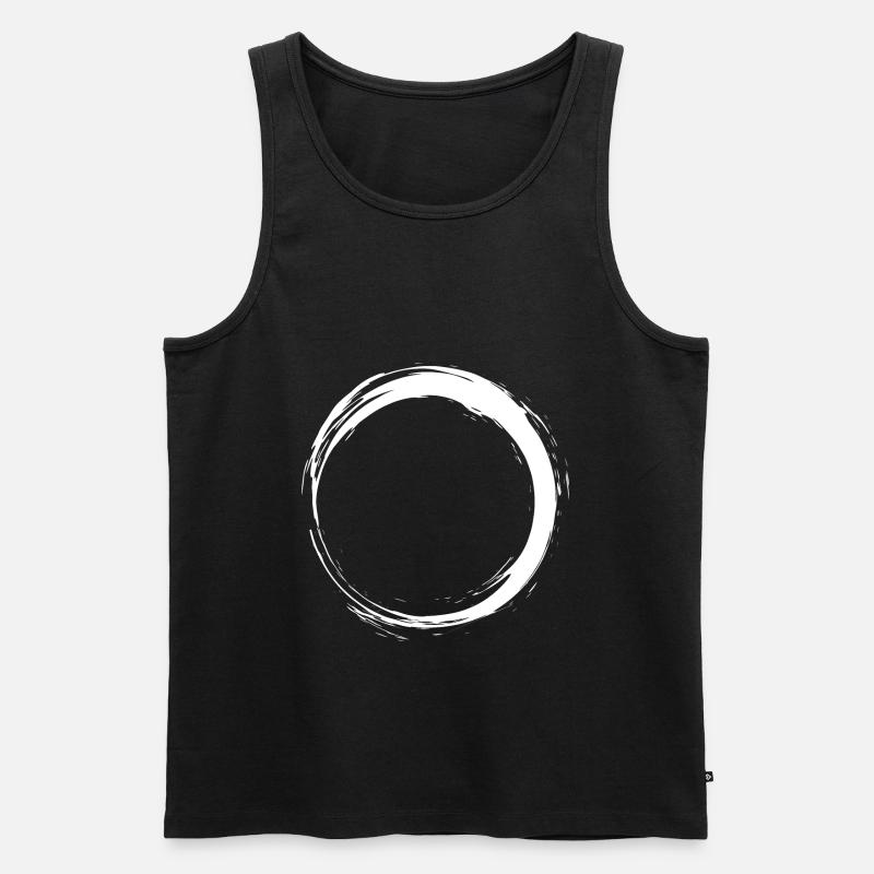 kreis - Männer Premium Bio Tank Top - Schwarz
