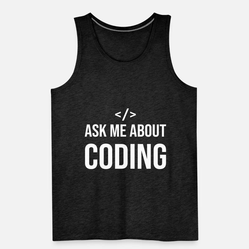 Programmierer Entwickler Programmierer Programmieren IT Computer Männer Premium Bio Tank Top