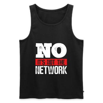 Network Engineer Its not the Computer Server - Männer Premium Bio Tank Top - Schwarz - Vorne - AI Model Male 178 light (178cm)