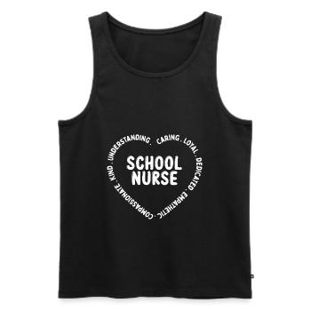 School Nurse Appreciation Week School Nurse Office - Men's Premium Organic Tank Top - black - Front - Michal (187cm)