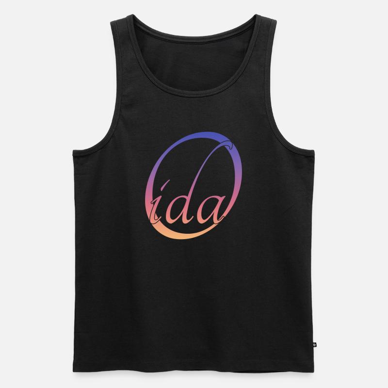 Oida - Männer Premium Bio Tank Top - Schwarz