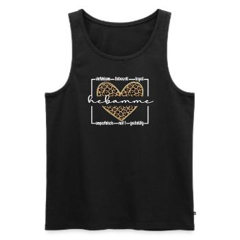 Hebamme Geburtshelferin Geschenk Für Hebammen - Männer Premium Bio Tank Top - Schwarz - Vorne - AI Model Male 178 light (178cm)
