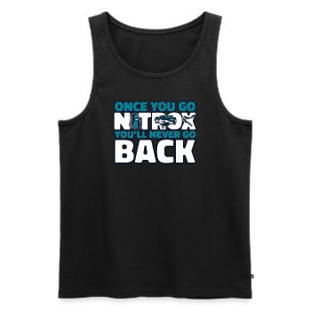 Once You Go Nitrox You'll Never Go Back - Männer Premium Bio Tank Top - Schwarz - Vorne - AI Model Male 178 light (178cm)