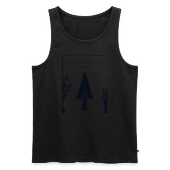 Arrowhead Chinese Hanzi Arrowhead Hunter - Men's Premium Organic Tank Top - black - Front - AI Model Male 178 light (178cm)