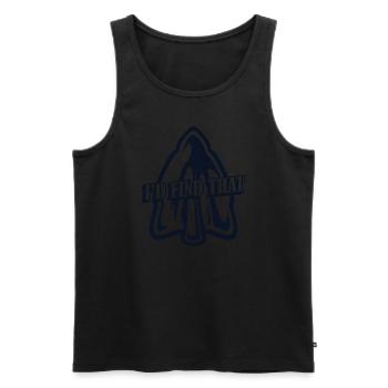 I'd Find That Arrowhead Hunter Jagdspitzen - Männer Premium Bio Tank Top - Schwarz - Vorne - Michal (187cm)