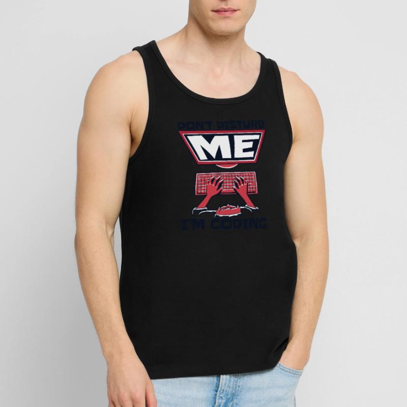 Ne me dérangez pas, je code un codeur développeur Débardeur bio Premium Homme